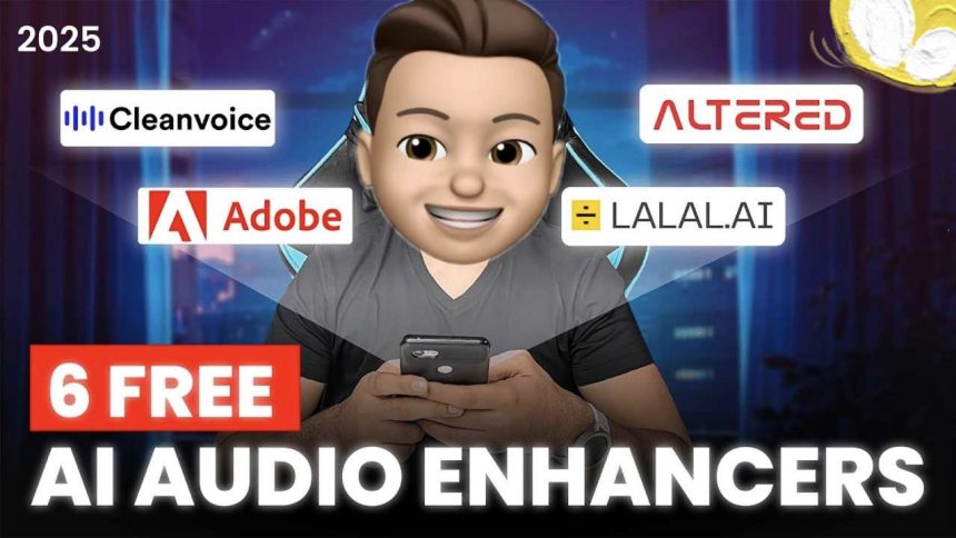 6 Best Free AI Audio Enhancers: How to Clean Up the Outside Noise?