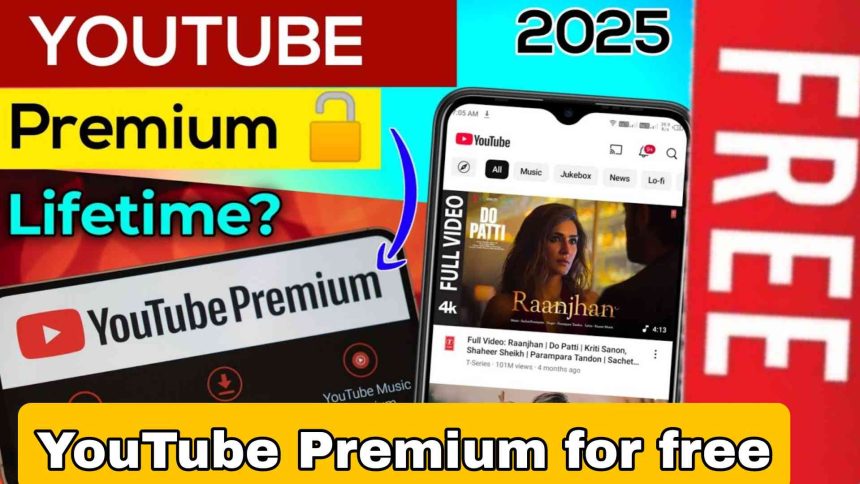 How to get YouTube Premium for free for 3 months.
